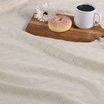 100% Cotton Thermal Blanket – Basketweave All-Season, Lightweight & Breathable