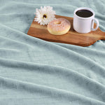 100% Cotton Thermal Blanket – Basketweave All-Season, Lightweight & Breathable