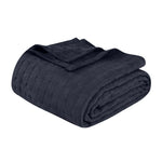 100% Cotton Thermal Blanket – Basketweave All-Season, Lightweight & Breathable
