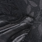 Blackout Curtains Leaves Pattern Room Darkening Grommet 2 Panels