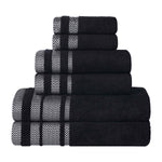 Superior Hays Cotton Medium Weight 6 Piece Assorted Bathroom Towel Set
