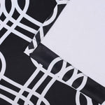 Ribbon Trellis Washable Room Darkening Blackout Curtains, Set of 2