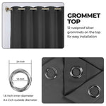 Blackout Window Curtains Classic Modern Room Darkening Set of 2