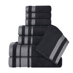Superior Hays Cotton Medium Weight 8 Piece Assorted Bathroom Towel Set