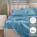 1200 Thread Count Cotton Rich Bed Sheet Set
