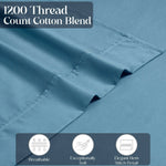 1200 Thread Count Cotton Rich Bed Sheet Set