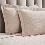 Floral Cotton Matelassé Bedspread Set Hibiscus Jacquard (3-Piece)