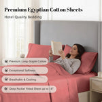 530 Thread Count Egyptian Cotton Sateen Bed Sheet Set