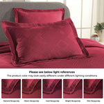 Lightweight Cotton Bedspread Sets 3-Piece Geometric Fret Jacquard Matelassé