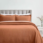 Superior Zenith Cotton Medium Weight Geometric Matelasse Bedspread Set