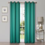 Blackout Window Curtains Solid Room Darkening Washable Set of 2