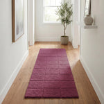 Checkered Cotton Washable Non-Slip Bath Rugs or Runner