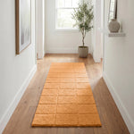 Checkered Cotton Washable Non-Slip Bath Rugs or Runner