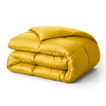 Brushed Microfiber Down Alternative Comforter Medium Weight Solid