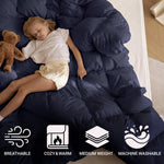 Brushed Microfiber Down Alternative Comforter Medium Weight Solid
