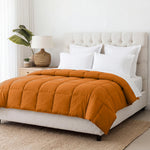 Brushed Microfiber Down Alternative Comforter Medium Weight Solid