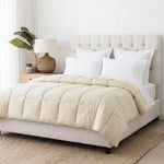 Brushed Microfiber Down Alternative Comforter Medium Weight Solid