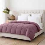 Brushed Microfiber Down Alternative Comforter Medium Weight Solid