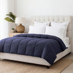 Brushed Microfiber Down Alternative Comforter Medium Weight Solid
