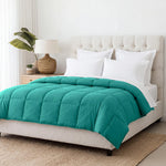 Brushed Microfiber Down Alternative Comforter Medium Weight Solid
