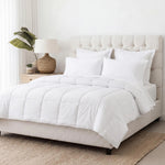 Brushed Microfiber Down Alternative Comforter Medium Weight Solid