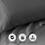 Superior Cotton Blend 800 Thread Count Solid Pillowcase Set of 2