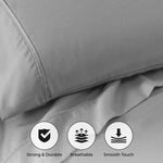 Superior Cotton Blend 800 Thread Count Solid Pillowcase Set of 2