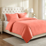 Cotton Blend 1200 Thread Count Solid Duvet Cover Set