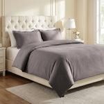Cotton Blend 1200 Thread Count Solid Duvet Cover Set
