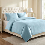 Cotton Blend 1200 Thread Count Solid Duvet Cover Set