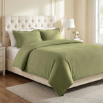 Cotton Blend 1200 Thread Count Solid Duvet Cover Set