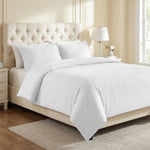 Cotton Blend 1200 Thread Count Solid Duvet Cover Set