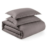 Cotton Blend 1200 Thread Count Solid Duvet Cover Set