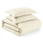 Cotton Blend 1200 Thread Count Solid Duvet Cover Set