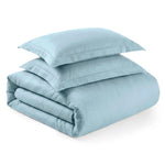 Cotton Blend 1200 Thread Count Solid Duvet Cover Set