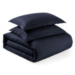 Cotton Blend 1200 Thread Count Solid Duvet Cover Set