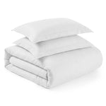 Cotton Blend 1200 Thread Count Solid Duvet Cover Set