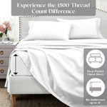 1500 Thread Count Cotton Blend Deep Pocket Sheet Set