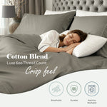 600 Thread Count Cotton Blend Bed Sheet Set