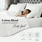 600 Thread Count Cotton Blend Bed Sheet Set