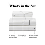 600 Thread Count Cotton Blend Bed Sheet Set