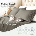 600 Thread Count Cotton Blend Pillowcases Set of 2