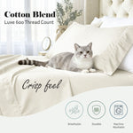 600 Thread Count Cotton Blend Pillowcases Set of 2
