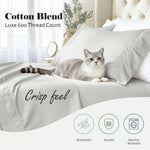 600 Thread Count Cotton Blend Pillowcases Set of 2