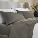 600 Thread Count Cotton Blend Deep Pocket Bed Sheet Set, Pandora Embroidered Hem
