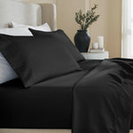 600 Thread Count Cotton Blend Deep Pocket Bed Sheet Set, Pandora Embroidered Hem
