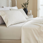 600 Thread Count Cotton Blend Deep Pocket Bed Sheet Set, Pandora Embroidered Hem