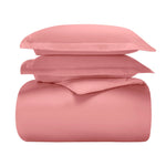 Cotton Blend 600 Thread Count Solid Duvet Cover Set
