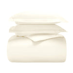 Cotton Blend 600 Thread Count Solid Duvet Cover Set