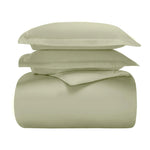 Cotton Blend 600 Thread Count Solid Duvet Cover Set
